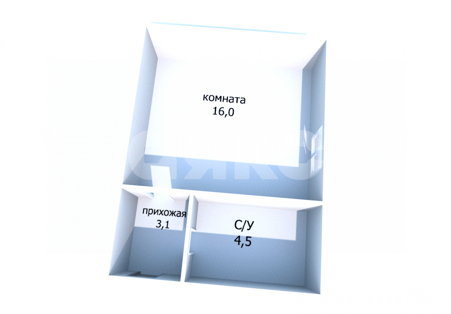 Фото №6: Студия 23 м² - Анапа, мкр. Алексеевка, ул. Ленинградская, 54