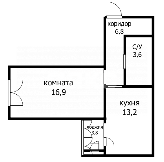 Фото №29: 1-комнатная квартира 44 м² - Анапа, жилой комплекс Парковый, мкр. Парковый, ул. Парковая, 79к1