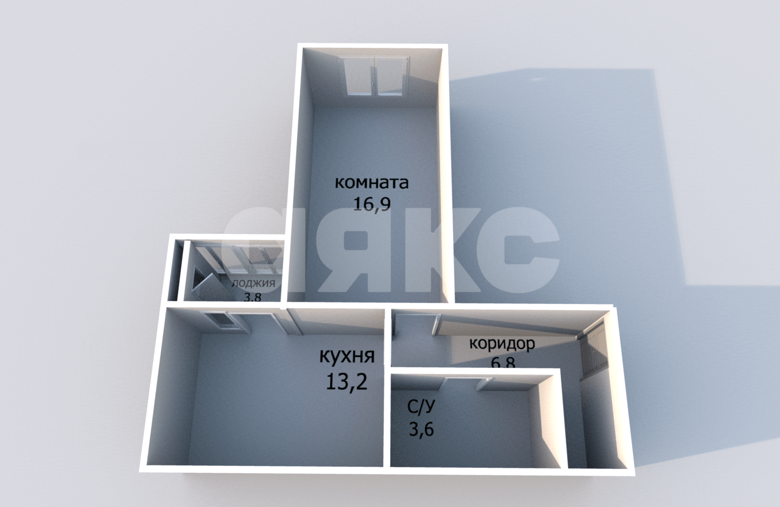 Фото №28: 1-комнатная квартира 44 м² - Анапа, жилой комплекс Парковый, мкр. Парковый, ул. Парковая, 79к1