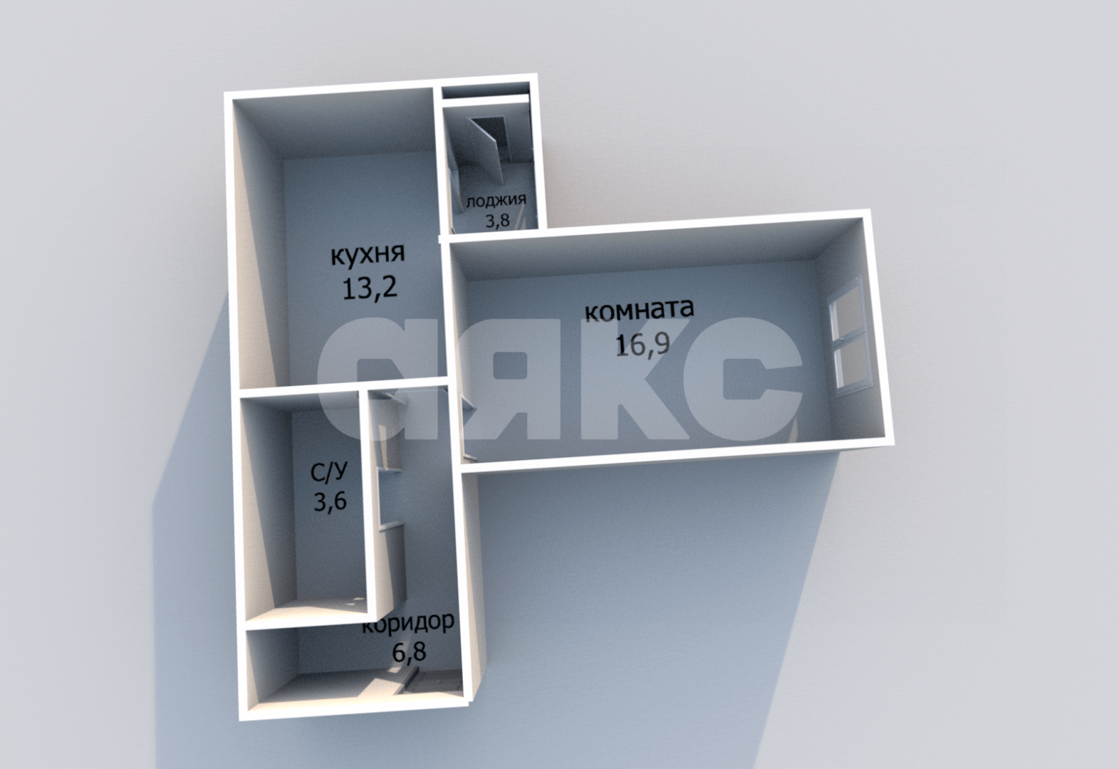 Фото №27: 1-комнатная квартира 44 м² - Анапа, жилой комплекс Парковый, мкр. Парковый, ул. Парковая, 79к1