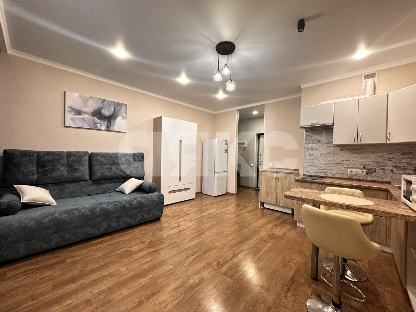 Фото №2: Студия 30 м² - Анапа, жилой комплекс Раз-Два-Три, Парковый, Парковый, мкр. жилой комплекс Раз-Два-Три, ул. Анапское шоссе, 24к2