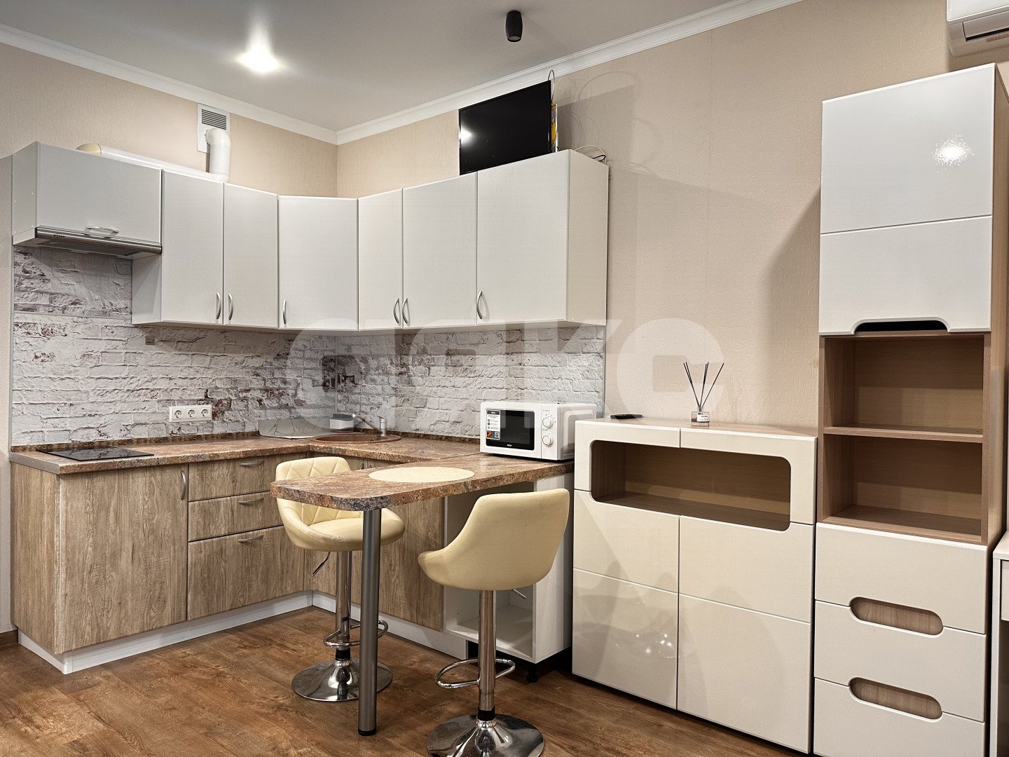 Фото №8: Студия 30 м² - Анапа, жилой комплекс Раз-Два-Три, Парковый, Парковый, мкр. жилой комплекс Раз-Два-Три, ул. Анапское шоссе, 24к2