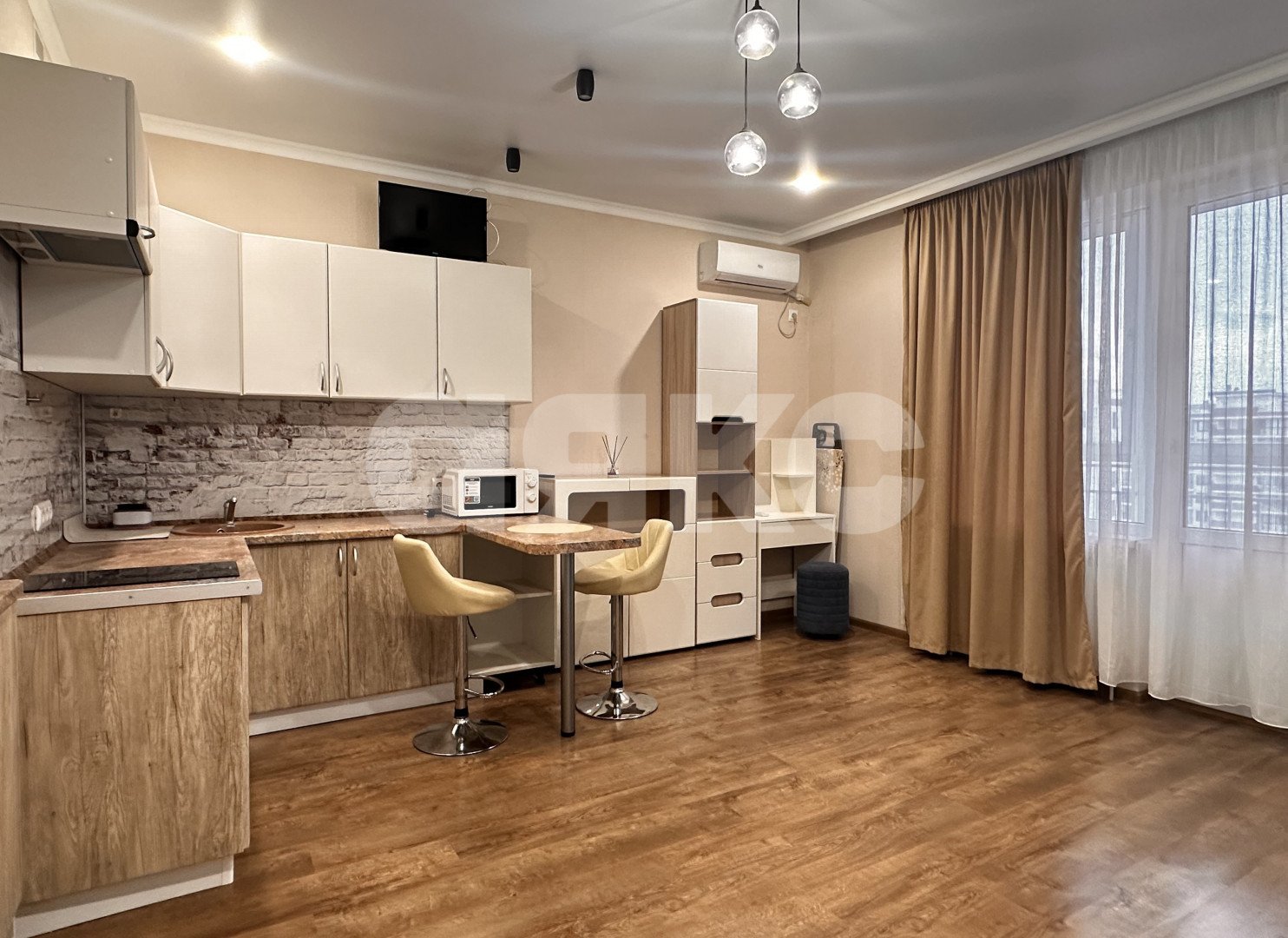 Фото №9: Студия 30 м² - Анапа, жилой комплекс Раз-Два-Три, Парковый, Парковый, мкр. жилой комплекс Раз-Два-Три, ул. Анапское шоссе, 24к2