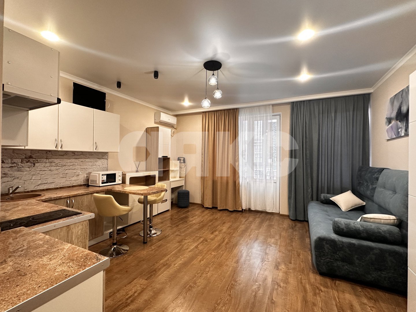 Фото №1: Студия 30 м² - Анапа, жилой комплекс Раз-Два-Три, Парковый, Парковый, мкр. жилой комплекс Раз-Два-Три, ул. Анапское шоссе, 24к2