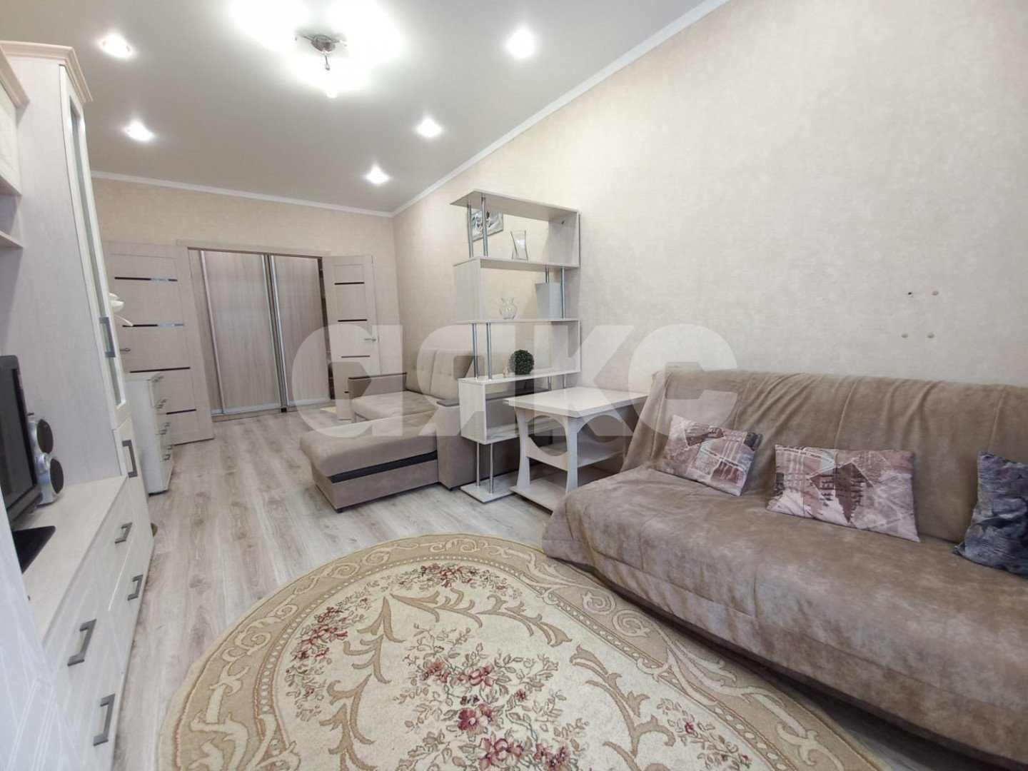 Фото №5: 1-комнатная квартира 42 м² - Анапа, Парковый, ЖК Радуга, мкр. жилой комплекс Радуга, ул. Парковая, 64Ак9