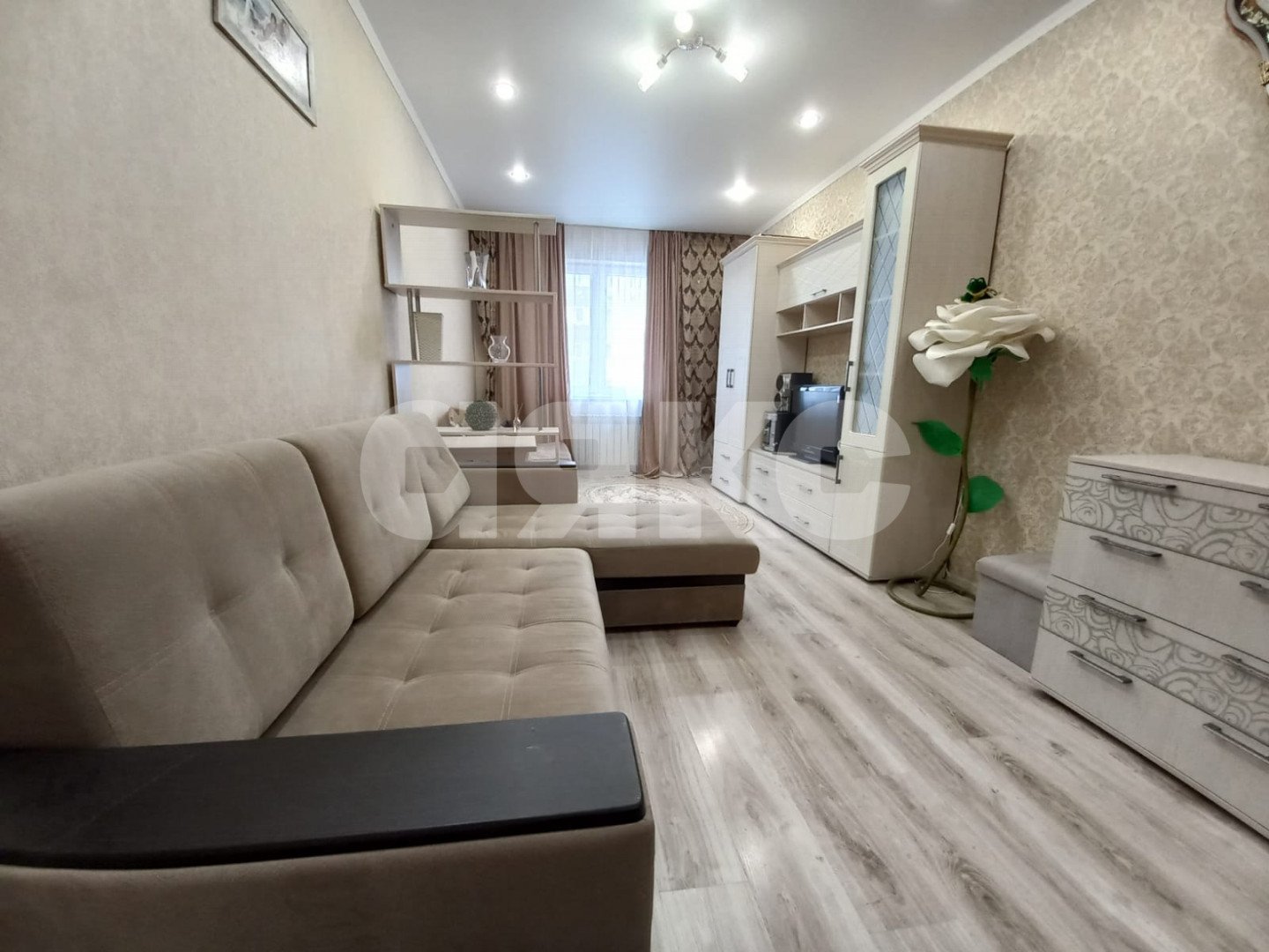 Фото №3: 1-комнатная квартира 42 м² - Анапа, Парковый, ЖК Радуга, мкр. жилой комплекс Радуга, ул. Парковая, 64Ак9