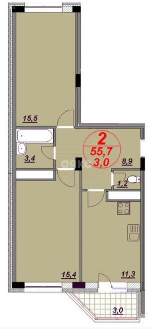 Фото №25: 2-комнатная квартира 62 м² - Анапа, жилой комплекс Лазурный, Алексеевка, жилой комплекс Лазурный, мкр. Алексеевка, ул. Лазурная, 10к2