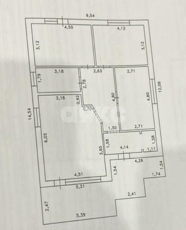 Фото №9: Дом 119 м² + 6 сот. - Виноградный, ул. Красная