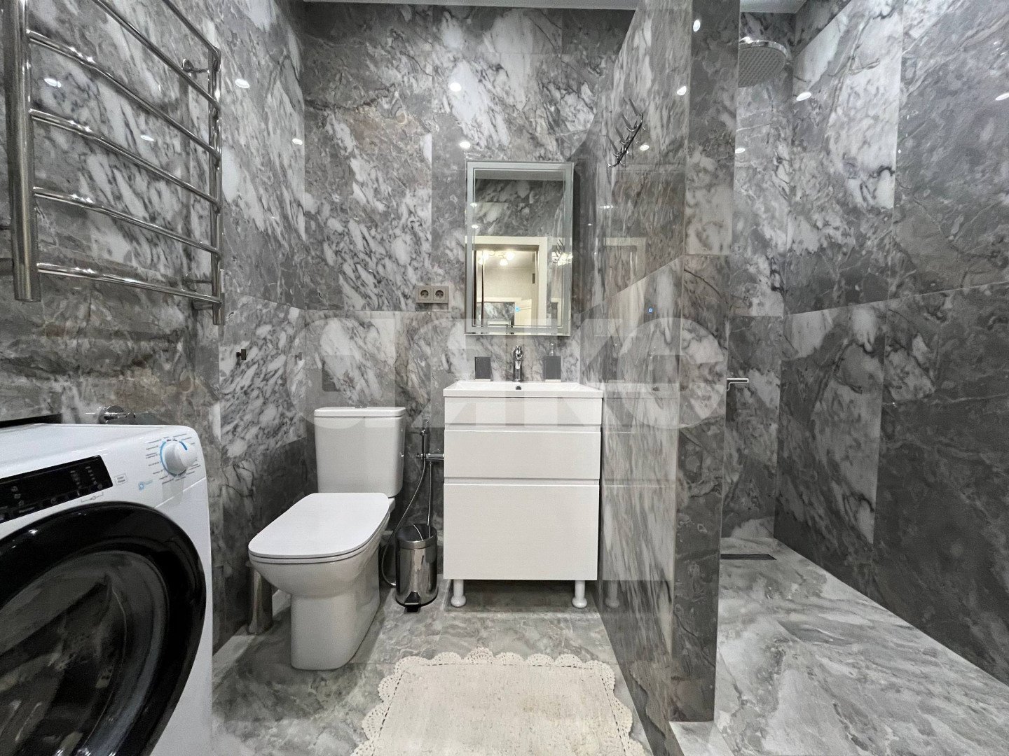 Фото №15: 1-комнатная квартира 40 м² - Анапа, Горгиппия, мкр. жилой комплекс Два Адмирала, ул. Ленина, 241к1