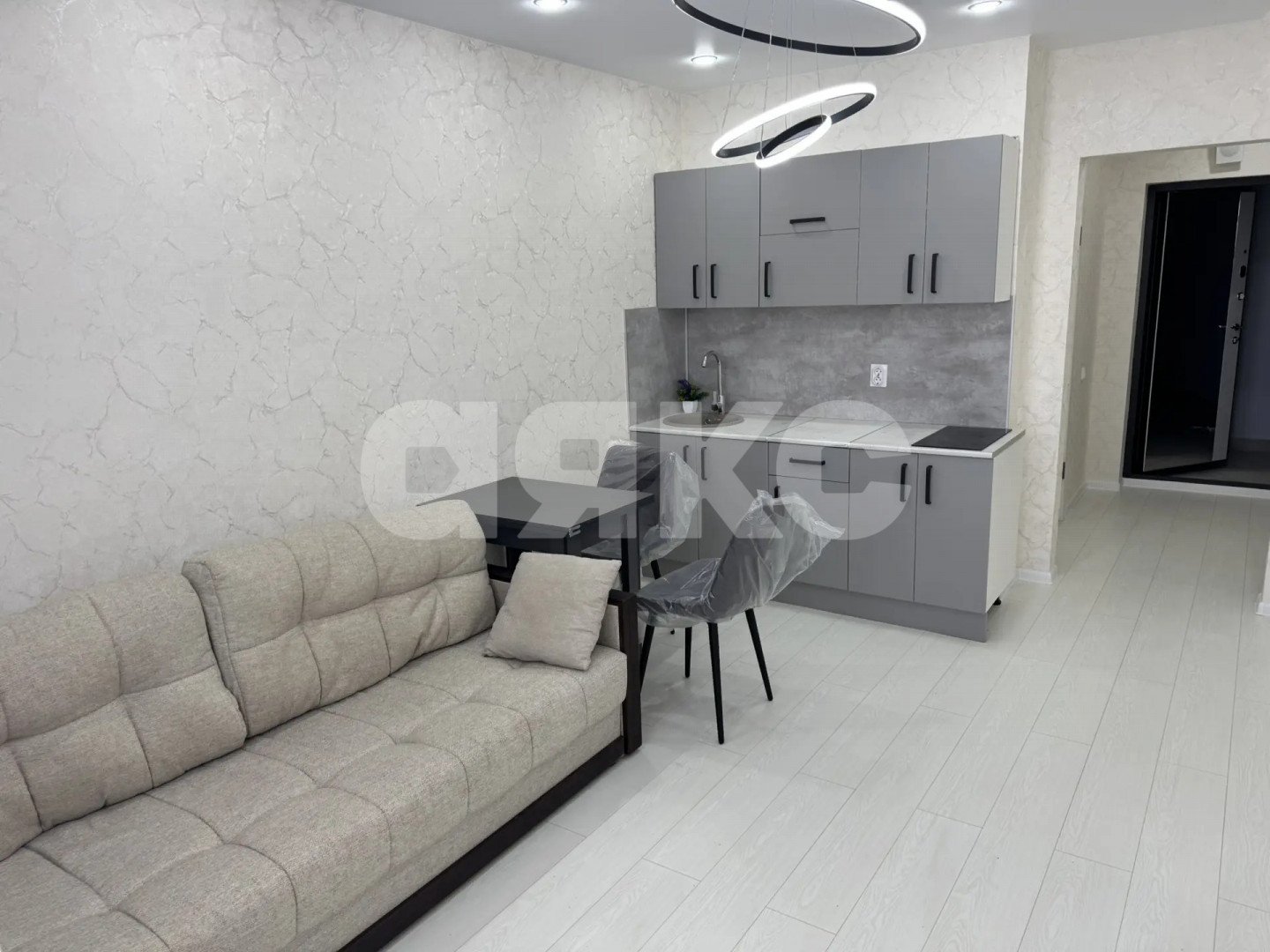 Фото №2: Студия 28 м² - Анапа, жилой комплекс Трио-комфорт, Парковый, жилой комплекс Чёрное море, мкр. жилой комплекс Трио-комфорт, ул. Рождественская, 55к1