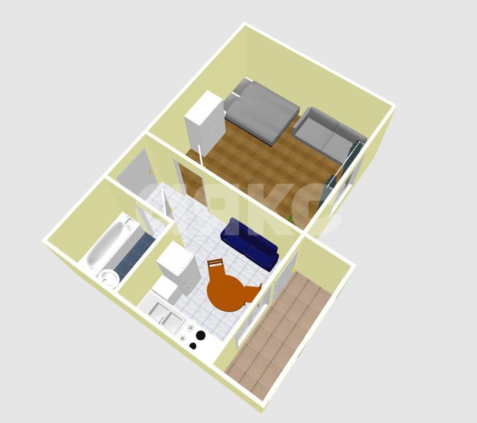 Фото №8: 1-комнатная квартира 34 м² - Анапа, Горгиппия, мкр. жилой комплекс Горгиппия, ул. Ленина, 196