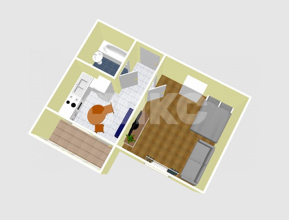 Фото №7: 1-комнатная квартира 34 м² - Анапа, Горгиппия, мкр. жилой комплекс Горгиппия, ул. Ленина, 196