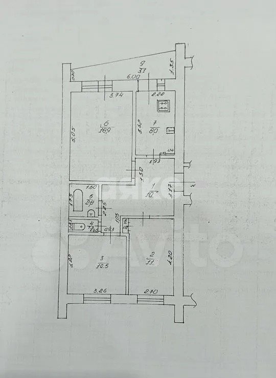 Фото №33: 3-комнатная квартира 68 м² - Анапа, мкр. 12-й, 32