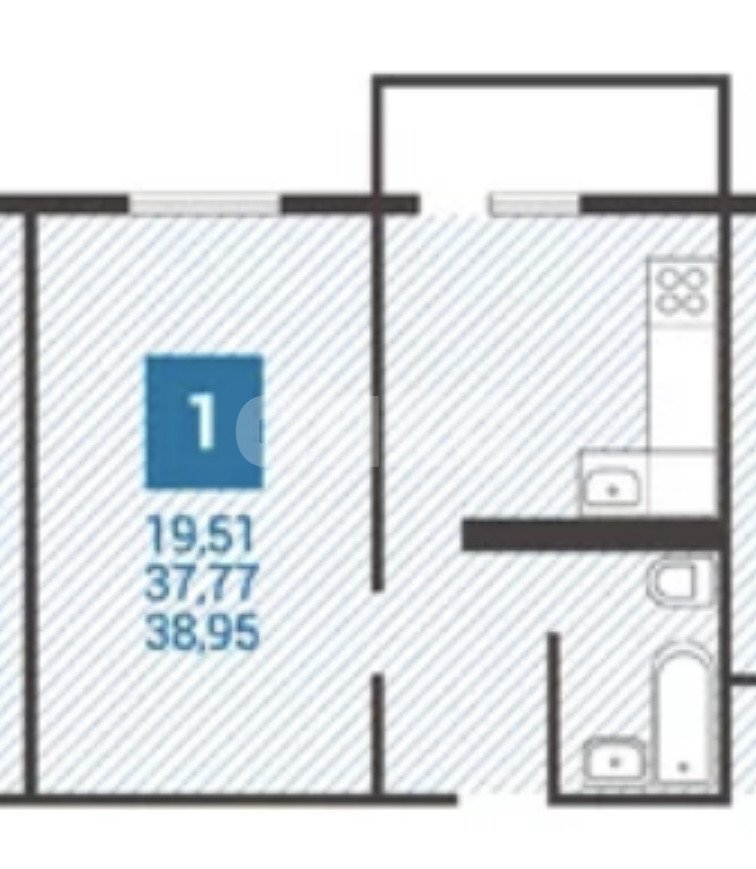 Фото №20: 1-комнатная квартира 42 м² - Анапа, жилой комплекс Горгиппия Морская, мкр. жилой комплекс Горгиппия Морская, ул. Адмирала Пустошкина, 10