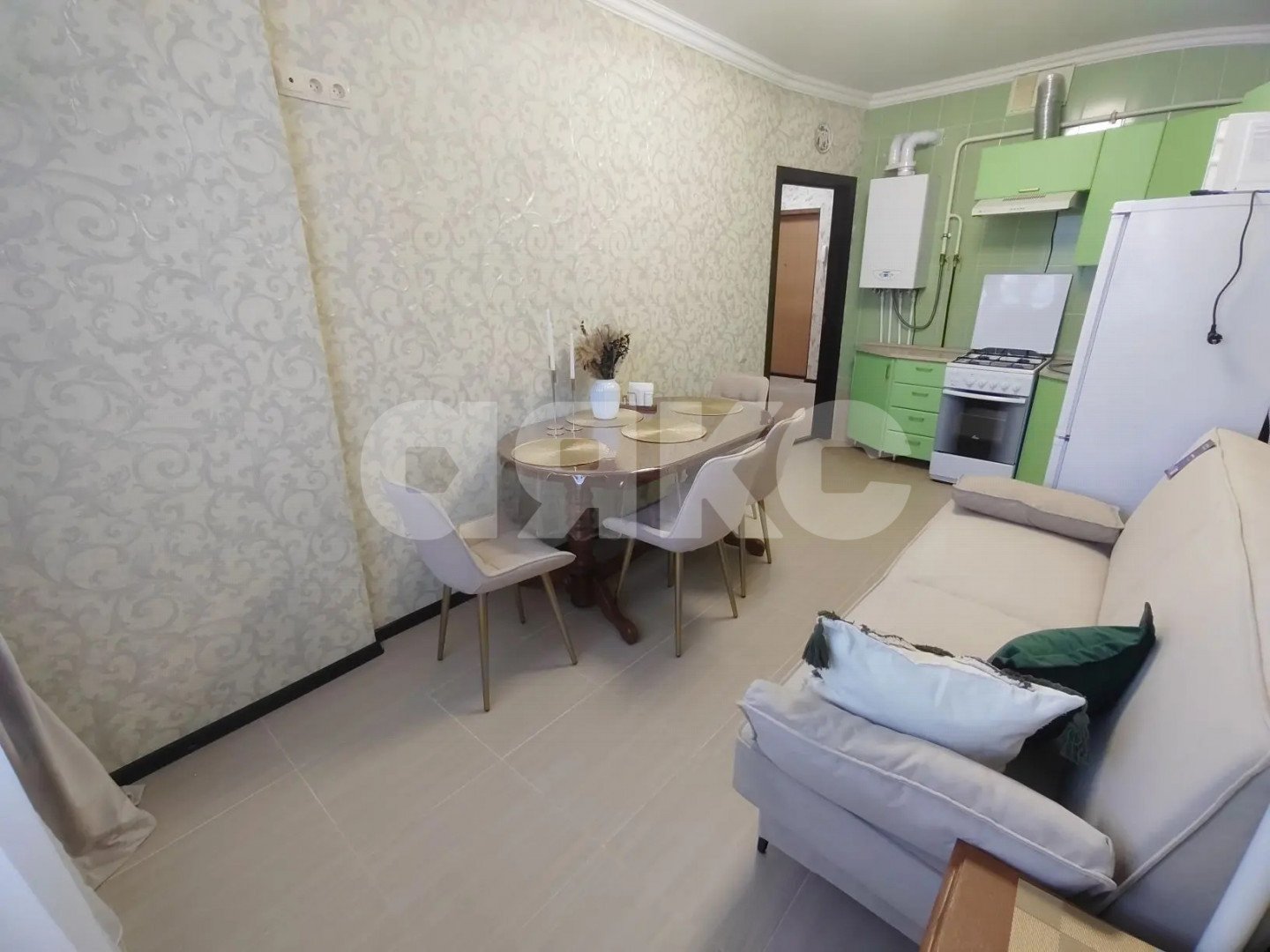 Фото №2: 1-комнатная квартира 42 м² - Анапа, мкр. Алексеевка, ул. Ленинградская, 81