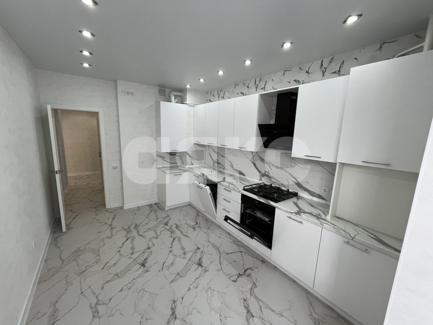 Фото №3: 2-комнатная квартира 67 м² - Анапа, жилой комплекс Лазурный, Алексеевка, Алексеевка, мкр. жилой комплекс Лазурный, ул. Крестьянская, 27к2