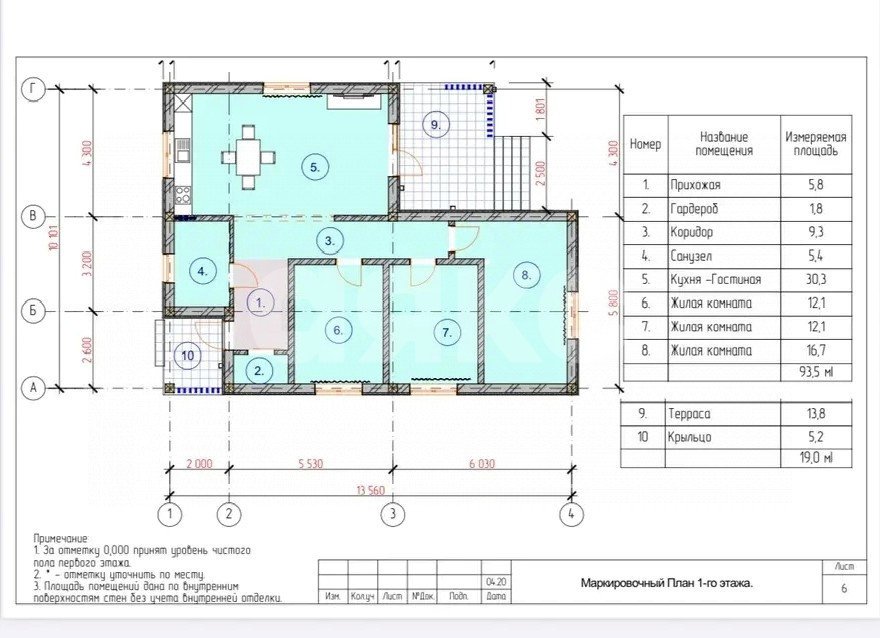 Фото №24: Дом 107 м² + 7.53 сот. - Гостагаевская, пер. Широкий