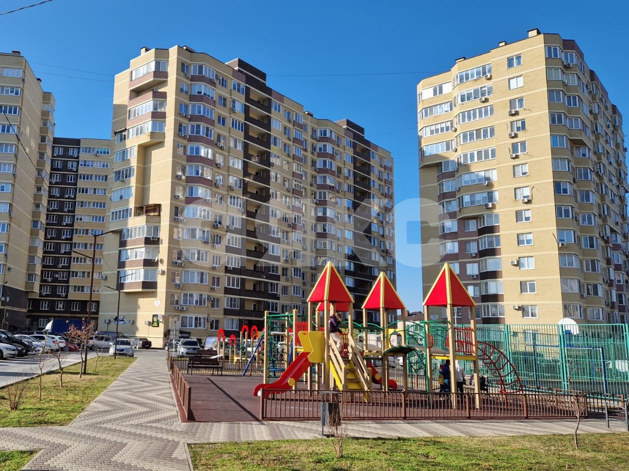 Фото №2: 1-комнатная квартира 36 м² - Анапа, Алексеевка, жилой комплекс Лазурный, Алексеевка, мкр. жилой комплекс Лазурный, ул. Крестьянская, 27к7